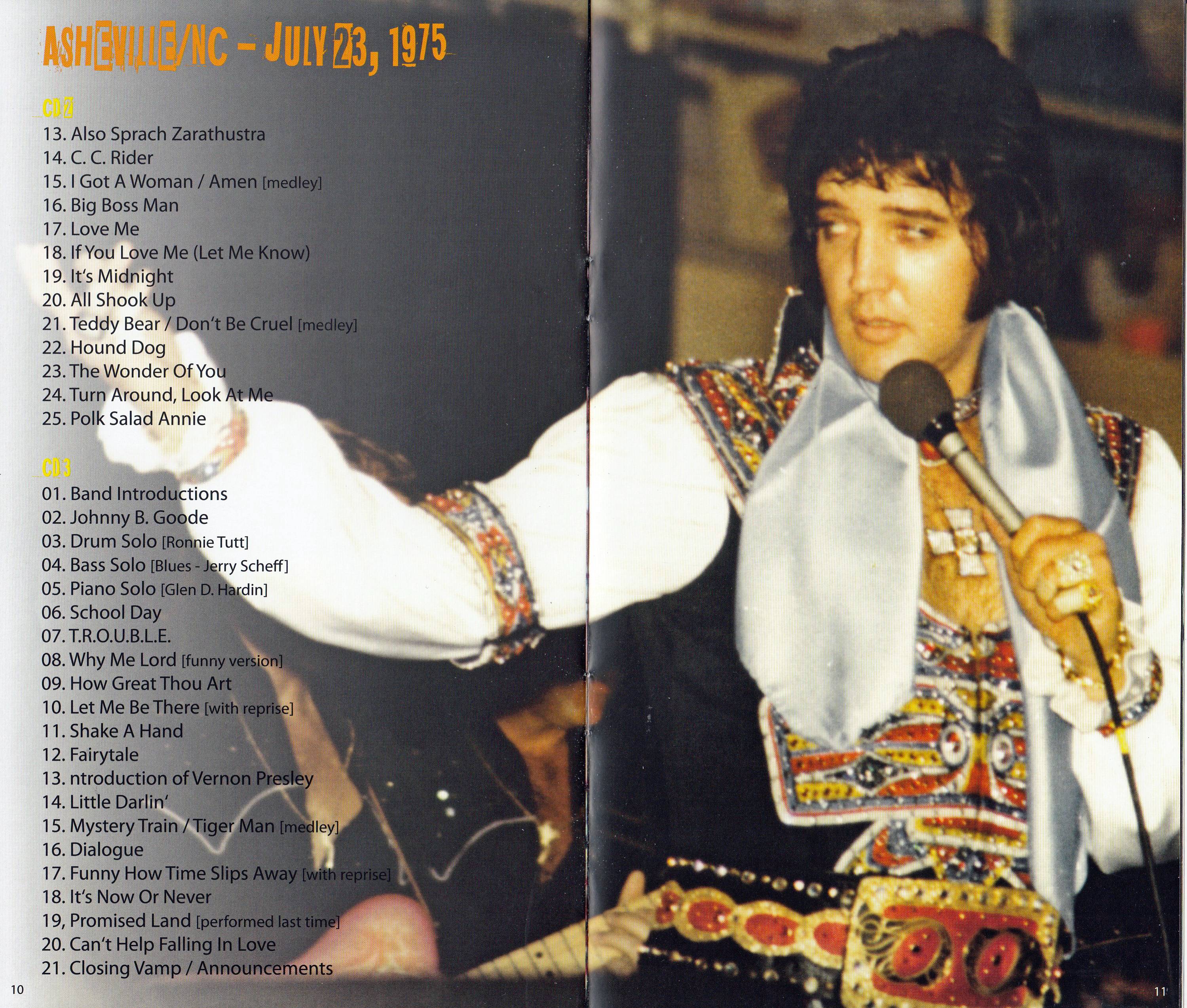 Elvis Presley The Asheville Marathon 75 : Booklet 6